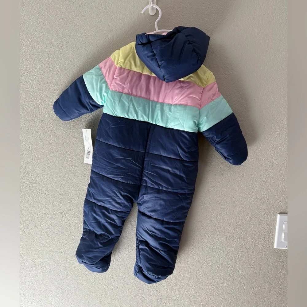 Rothschild Baby Colorblock Pram Snowsuit – Size 12M – NWT
